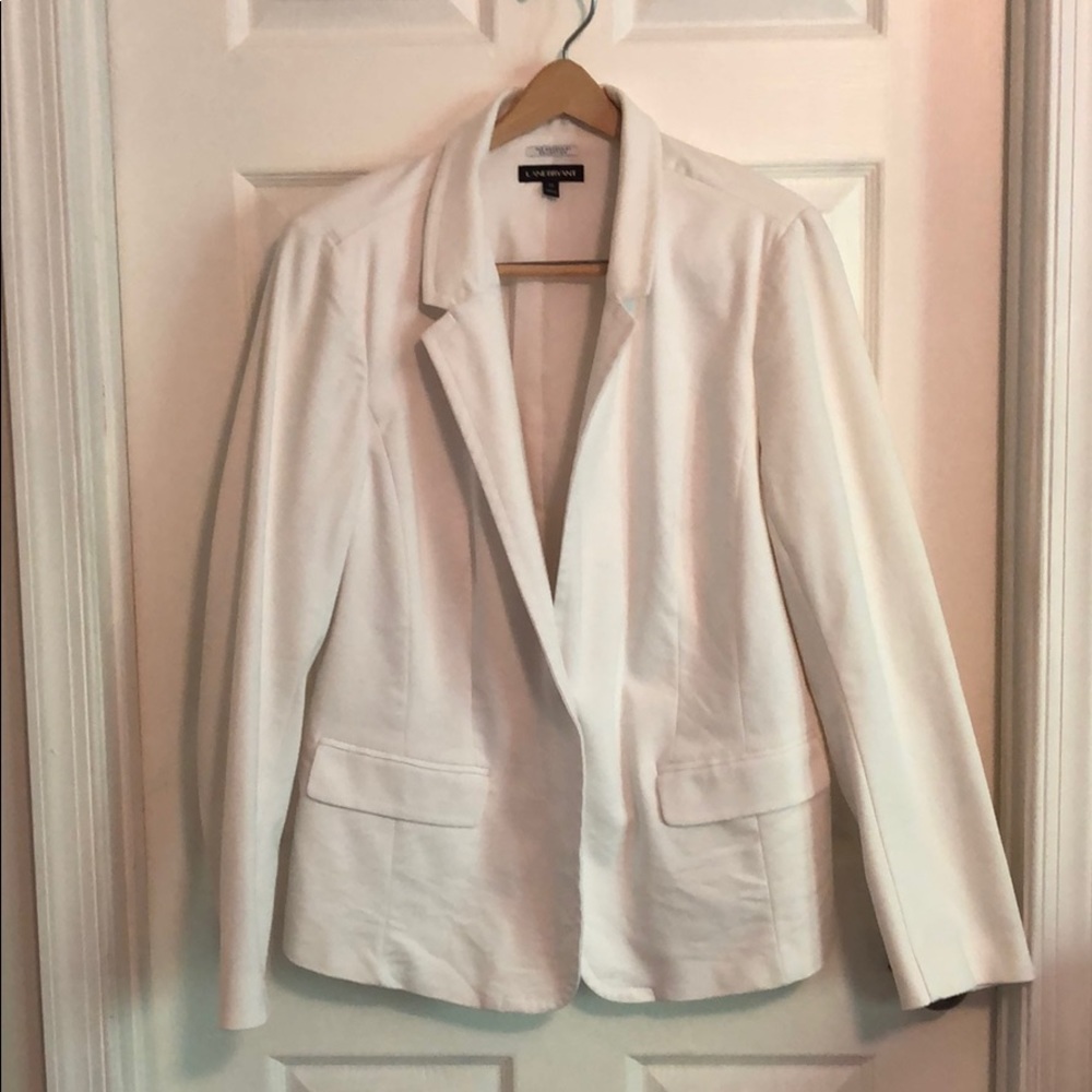 White Blazer Lane Bryant Modernist Collection 20